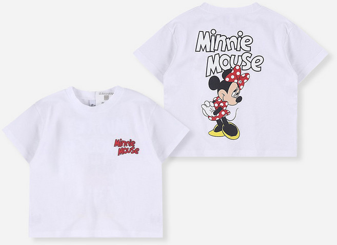 디즈니 여름 남아 여아 미키&미니 반팔 티셔츠