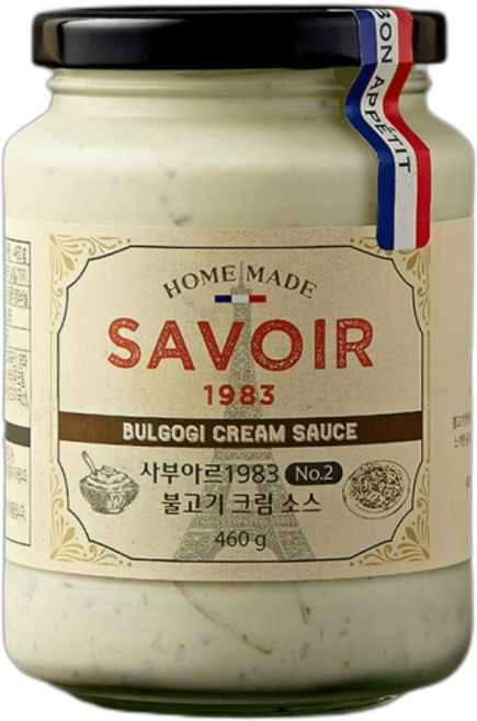사부아르1983 수제 불고기 크림소스 파스타 /, 460g, 1개