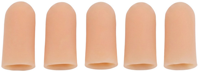 손가락 보호대 실리콘 보호 튜브 엄지 검지, 5개, 스킨