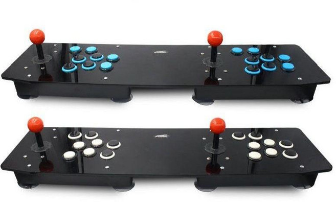 가정용 오락실 2인용 조이스틱 PC컨트롤러 철권 아케이드 USB, 1개