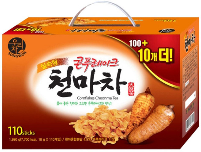 송원 콘푸레이크 천마차 110 Tkoo8+4hzz, 18g, 1개입, 110개