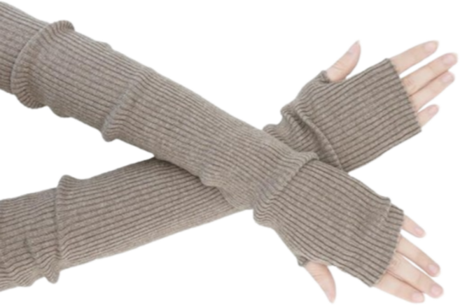 바다봄 프리미엄 캐시미어 암워머 롱 핸드워머