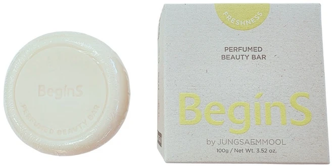 비긴스 바이 정샘물 퍼퓸드 뷰티바, 린넨 머스크, 100g, 1개 - 쿠팡