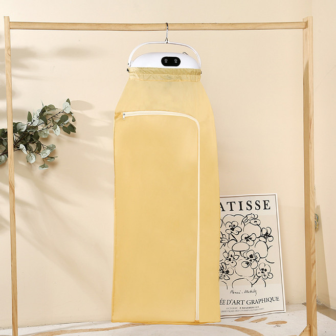 휴대용 접이식 옷 건조기 스마트 타이머 미니 의류건조기 소형 히터 건조기 빨래건조기(여행용/원룸용 장마철 필수품), 유백색