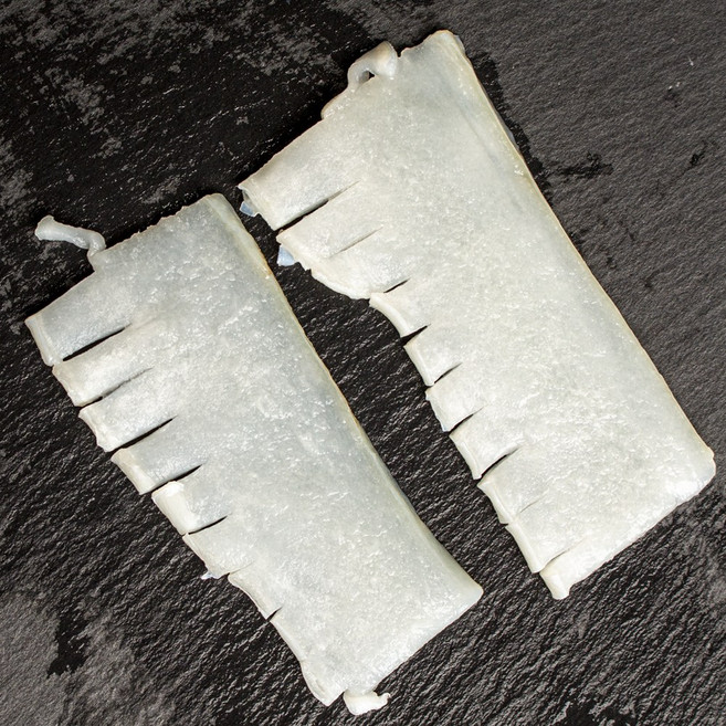 바다받아 대왕오징어 무라사키 손질 오징어 탈피 업소용, 몸편채 칼집, 1박스