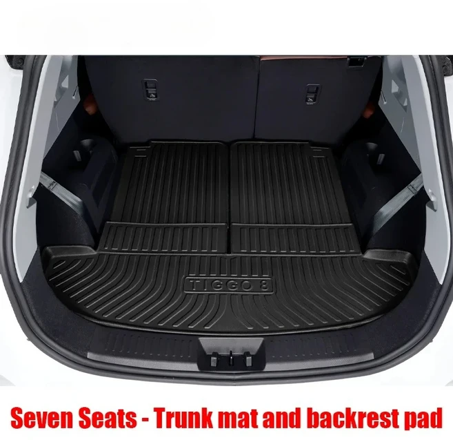 체리 티고 8 프로 맥스 2023 자동차 TPE 트렁크 매트 방수 패드 미끄럼 간편 세척 액세서리, 02 C