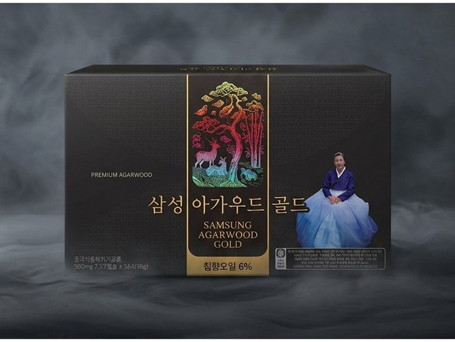 2026년 리뉴얼 삼성 아가우드 황실 골드 침향 오일 [원산지:국산], 3개, 30정