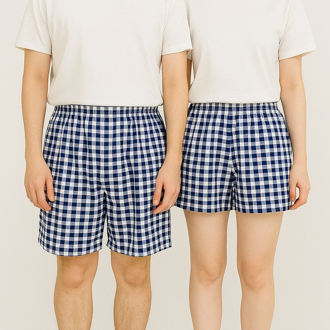 너울담 남녀공용 홈웨어 반바지 파자마