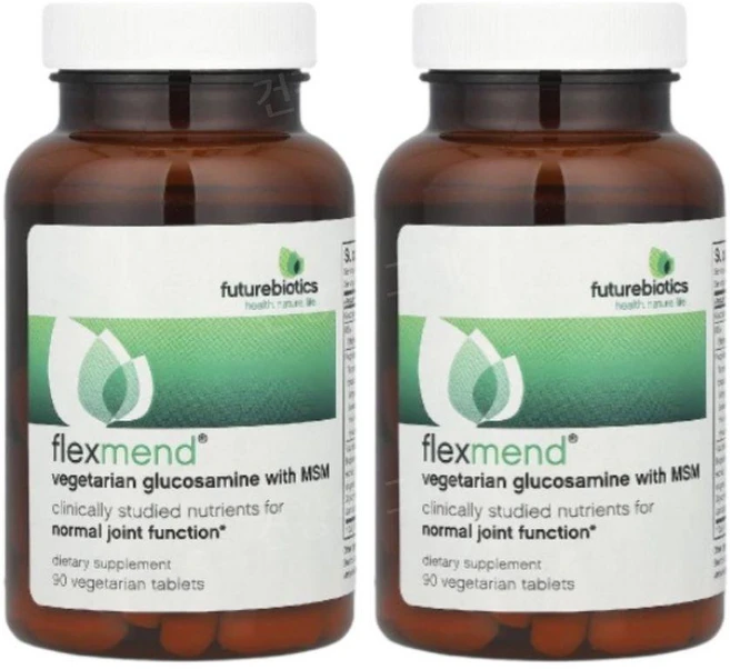 퓨처바이오틱스 FlexMend MSM 글루코사민 90정 2개 엠에스엠 Glucosamine - 쿠팡