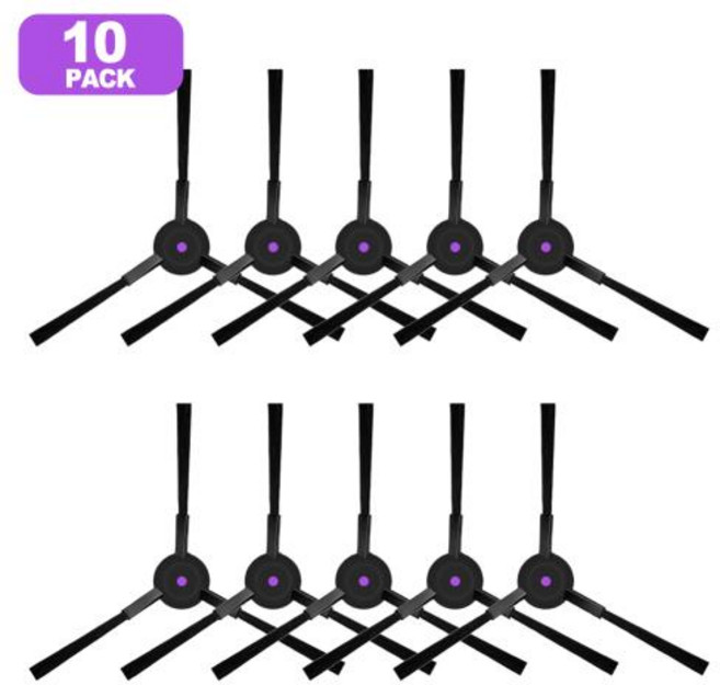 JONR P1용 사이드 브러시 액세서리 JONR P1용 진공 청소기 액세서리 로봇 진공 청소기 사이드 브러시, 2)10 PACK