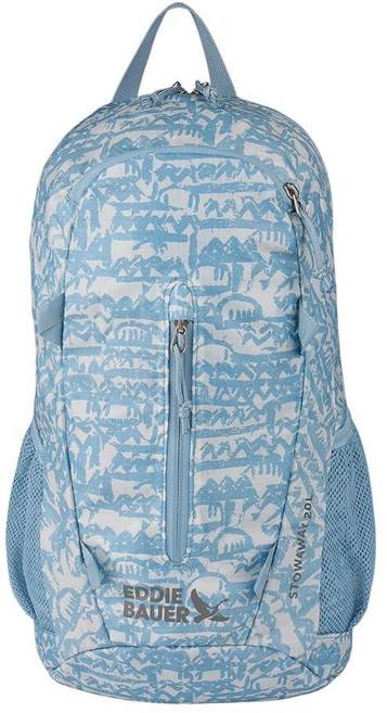 Eddie Bauer 남녀공용 성인용 Stowaway 패커블 데이팩 20 L, 20L, 블루 안개