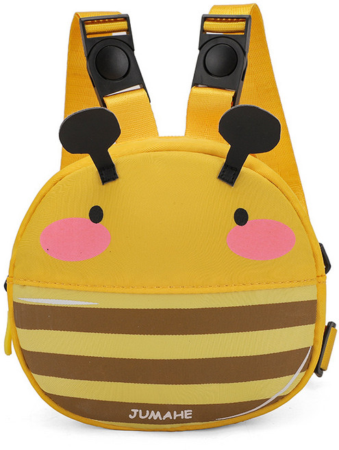 HANTAO 강아지 입체애니멀 하네스 반려동물 백팩, 꿀벌, 1개