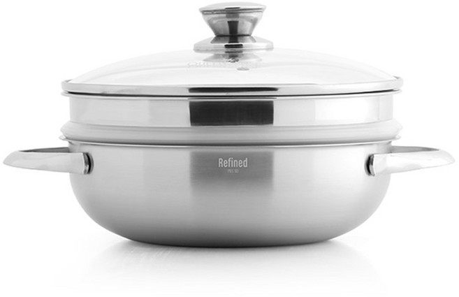 국내산 포스코스텐 인덕션(IH) 리파인드웍찜24, 1개, 24cm