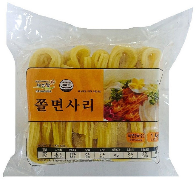 [해뜨락]쫄면사리 1kg x 10개 1박스