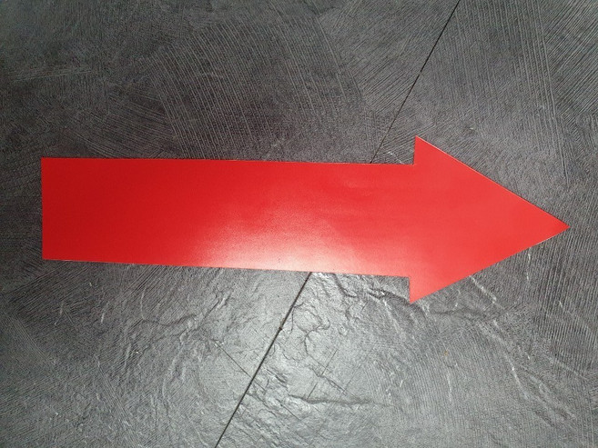 화살표 모양 스티커 60장 이상