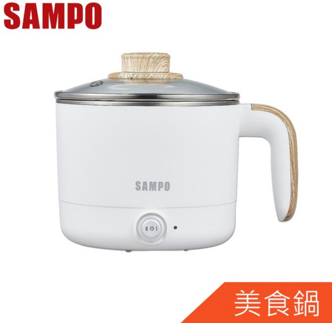 SAMPO聲寶 1.2L雙層防燙多功能快煮美食鍋, 詳見包裝, KQ-CA12D
