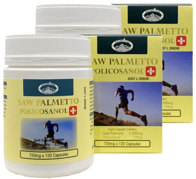네이쳐스탑 쏘팔메토 플러스 폴리코사놀 120정 2통 남성 건강 호주 건강식품, 2개 - 쿠팡