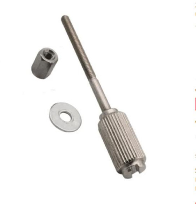 미싱 재봉 많은 브라더용 자수 후프 금속 긴 조정 나사 베이비 락 1 개, [01] 1pcs, 1개