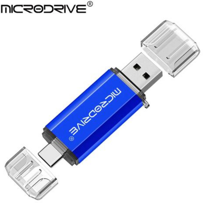 C타입 USB 플래시 드라이브 안드로이드 스마트폰 메모리 미니 USB 스틱 4GB 8GB 16GB 32GB 64GB 128GB 256GB, [07] 256GB, 파란