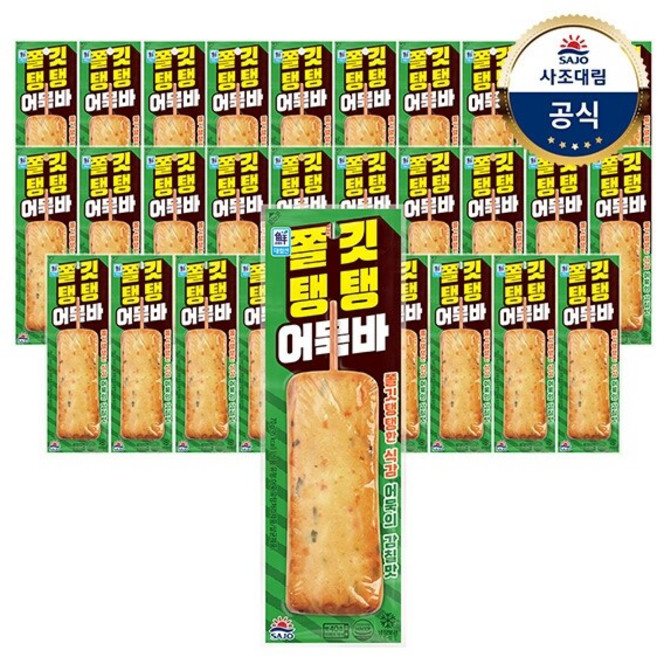 대림 쫄깃탱탱어묵바, 30개, 70g