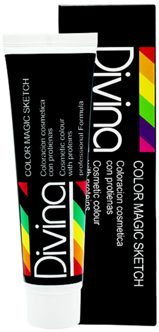 백광 디비나 칼라 매직 스케치 코팅 150g, 1개, 6호 베이직블랙