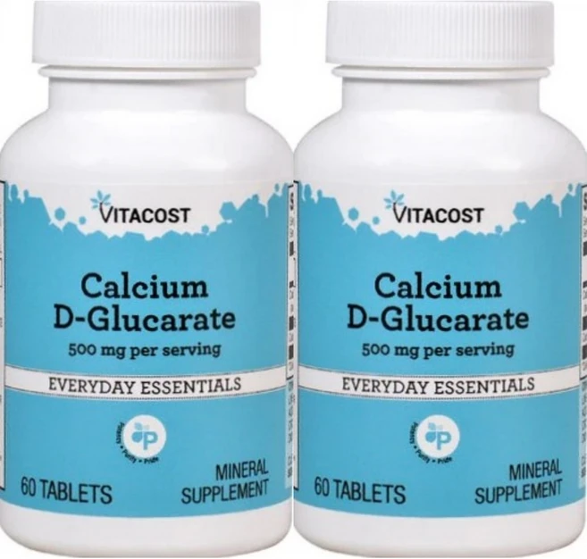 비타코스트 칼슘 디 글루카레이트, 2개, 60정 - 쿠팡