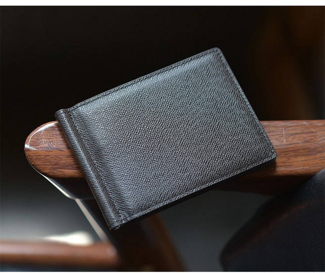 남자 머니클립 소가죽 지갑 선물 반지갑 슬림 수제