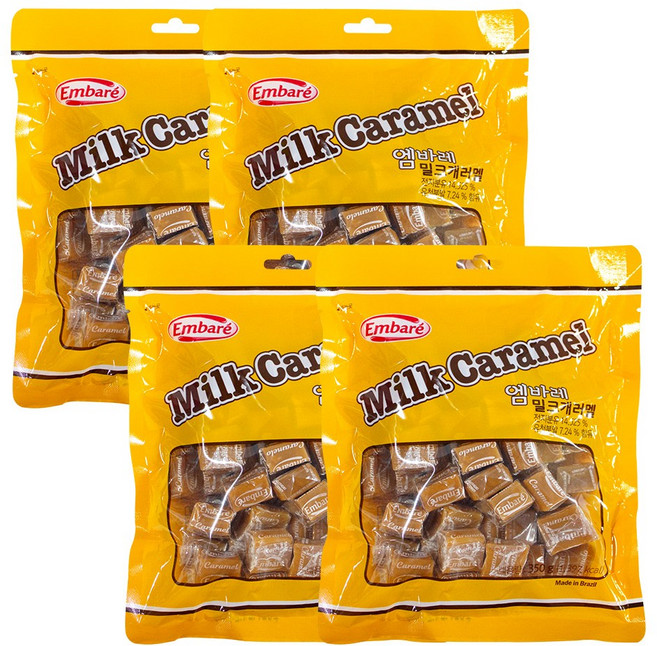 엠바레 밀크 카라멜, 350g, 4개