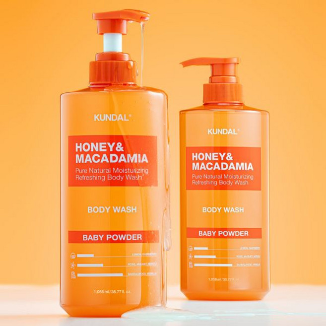 쿤달 퓨어 바디워시 2개 세트 체리블라썸 1058ml, 1.058L