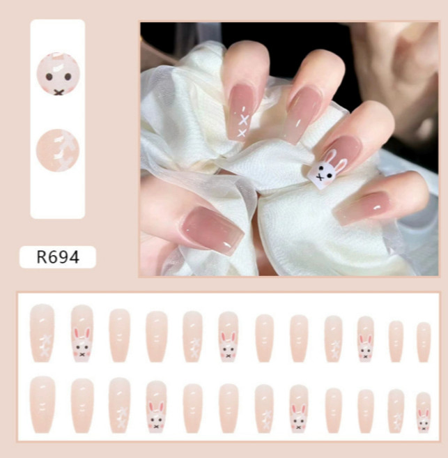 36 brushes 30款可選 短款日常穿戴甲 可拆卸甲片 美甲指甲貼片【NA1036】, 1個, R694, 無