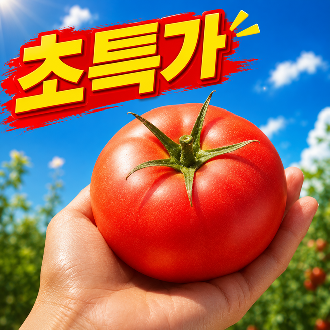 [100박스최저가한정] 재구매율1위 산지직송 찰 완숙토마토, 1박스, 10kg