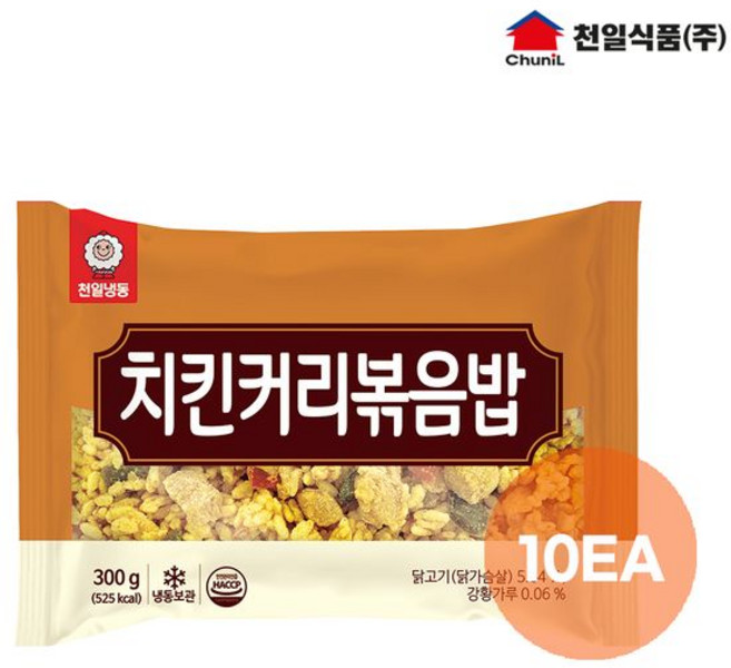 천일식품 볶음밥 치킨커리, 300g, 10개