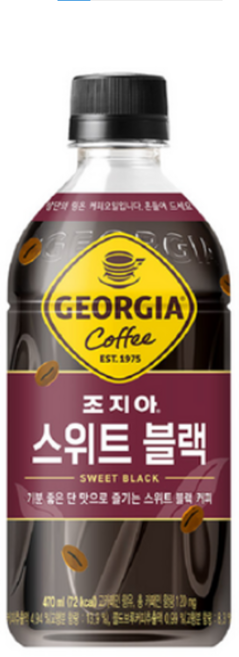코카콜라 조지아 크래프트 스윗블랙 470ml, 10개