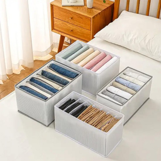 위스테이 PVC 칸카니 정리함, 소형, 1개, 화이트