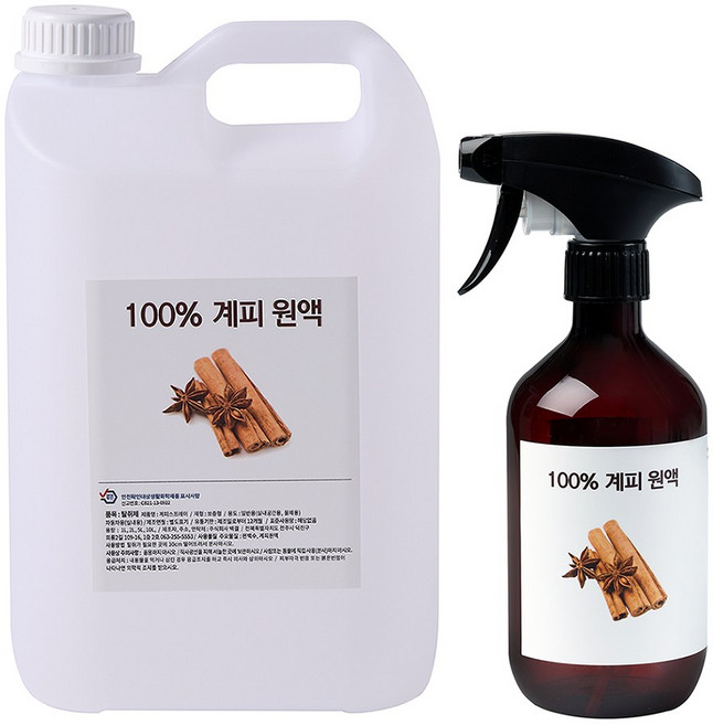 초록모아 계피스프레이 시나몬 원액 탈취제, 1개, 5L