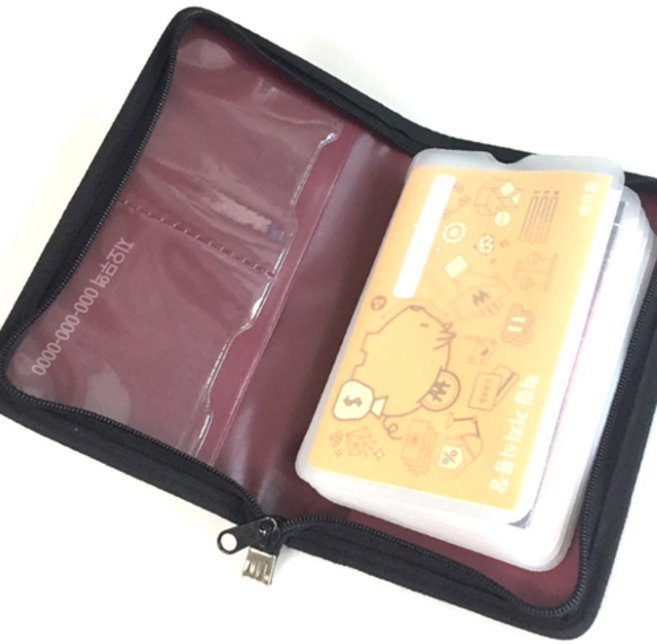 슬로우케어 은행 통장지갑 파우치 색상선택 오래쓰는지갑