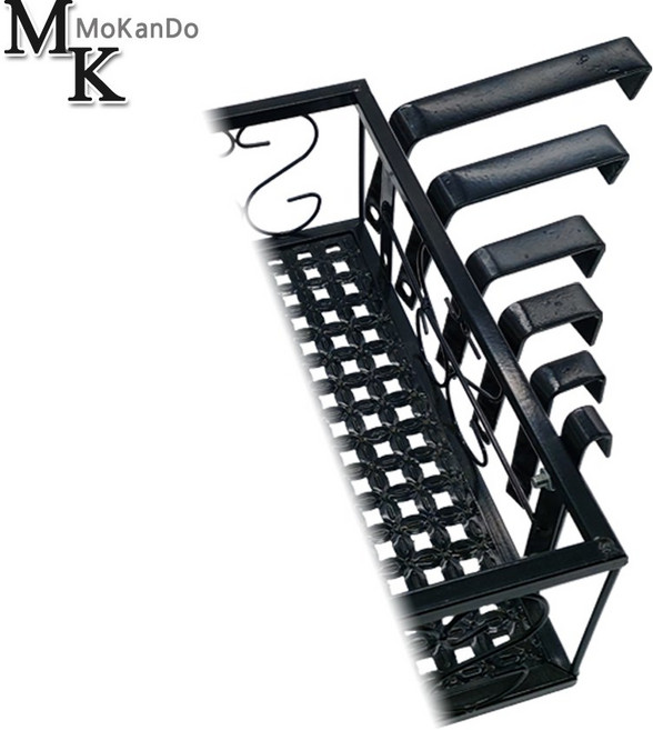 모칸도 창틀 화분걸이 용 고리 (창틀용고리), 검정