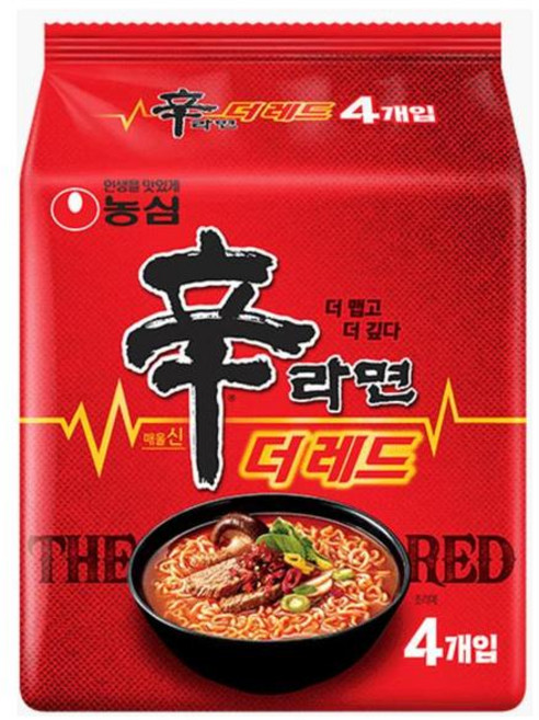 농심 신라면더레드 8봉지, 2개