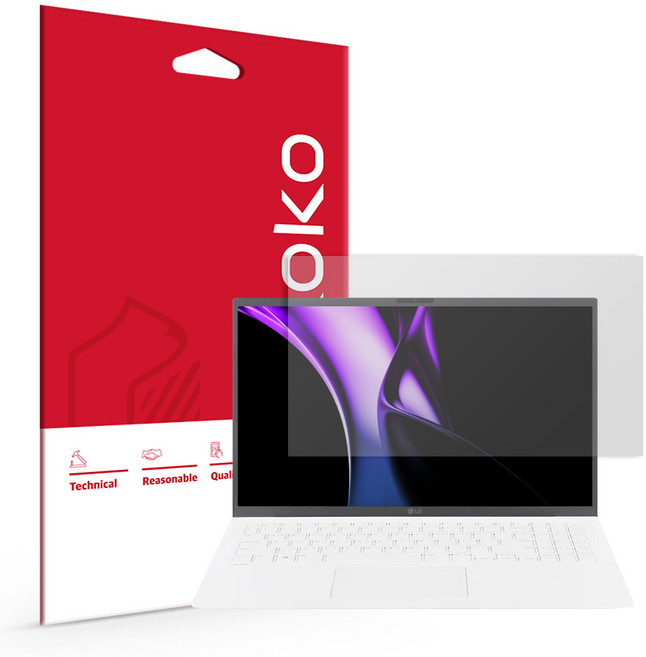 LG그램 15 15Z90S 지문방지 저반사 액정보호필름, 1개