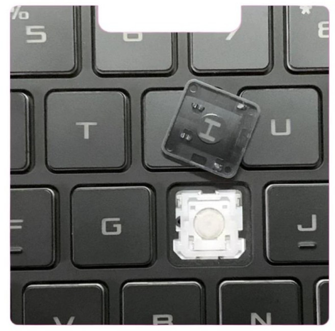 ASUS ROG Strix G15 G513 캡 키캡 및 힌지 교체용 ZC 키보드 노트북, 01 S
