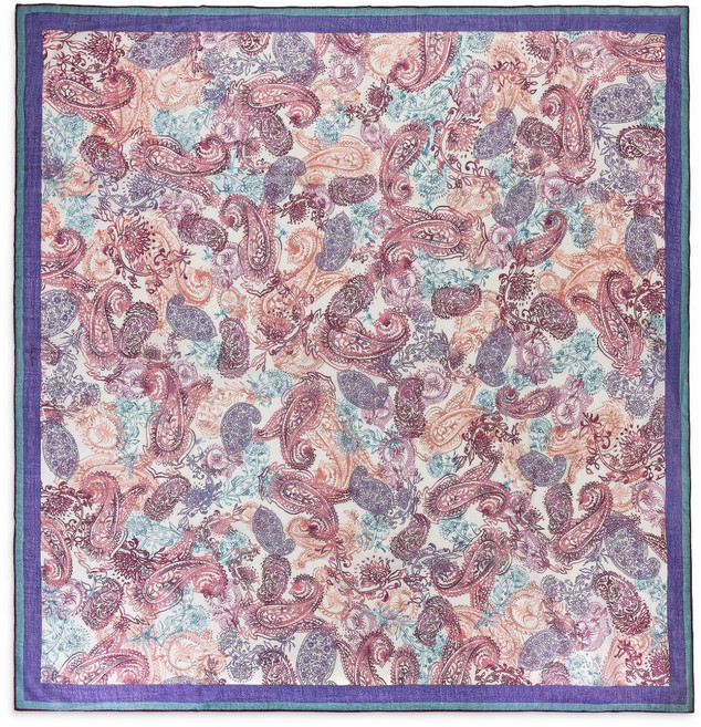 로로피아나 페이즐리 프린트 셔츠