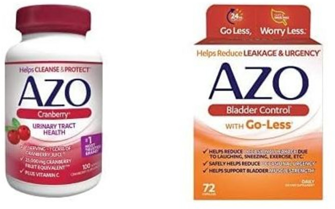 크랜베리 위염 위궤양 AZO 요로 (100 카운트) + 무고 데일리 사용 방광 조절(72, AZO 크랜베리 요로 (100 카운트) + 무고 데일리