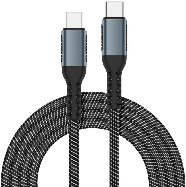 Lenovo 聯想 65W Type-C 充電線 1.5M 編織線, 1個, 單買雙TC編織線1.5m-裸裝