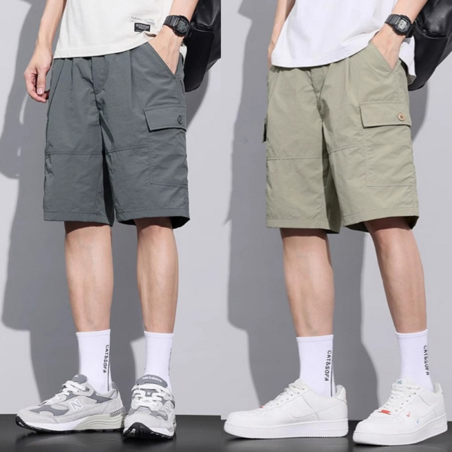 글리멜로 여름 남자 쿨링 아이스 캐주얼 카코 냉장고 반바지