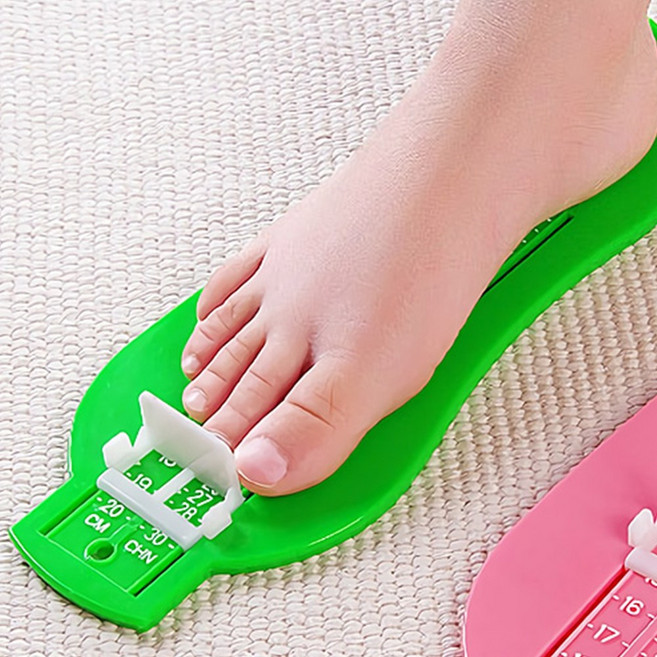 유아용 신발사이즈 측정기 아기 발치수재는법 줄자, 1개