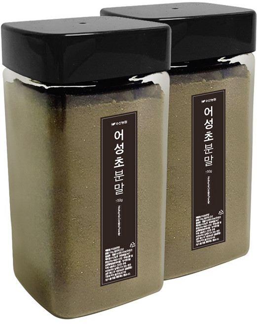수산농원 국내산 무농약 어성초분말 1+1, 1개, 어성초분말300g(150g+150g), 150g