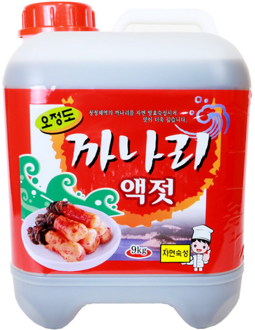 오정도 까나리액젓 9kg 대용량 업소용 액젓, 1개
