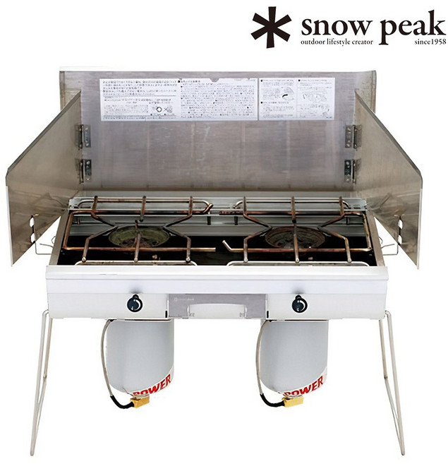 스노우피크 기가 파워 투 버너 IGT 2유닛 GS-230, 1개