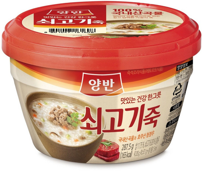 동원 양반 쇠고기죽, 288g, 12개