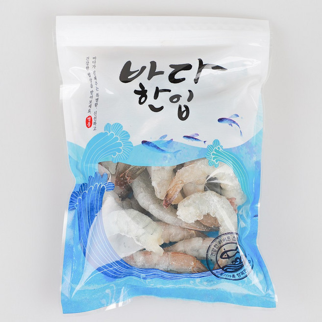 [파시] 국내산 흰다리새우 냉동 깐새우 손질새우 칵테일새우, 1개, 꼬리O, 500g